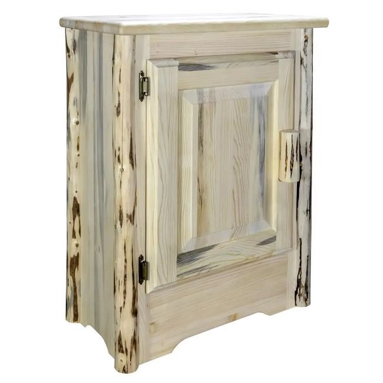 Montana Woodworks Transitional Solid Wood Accent Cabinet in Natural