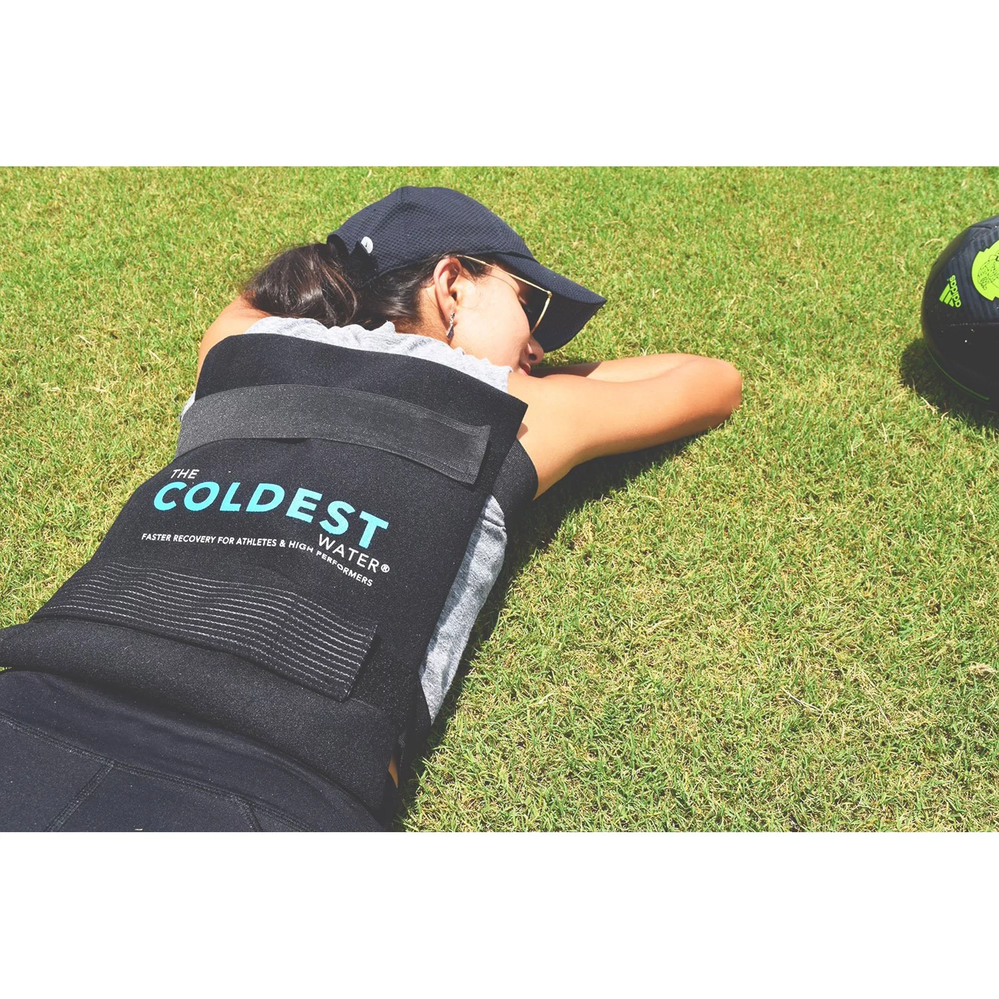 The Coldest Ice Pack with Straps- Gel Ice Packs Reusable Cold Therapy Pack (Knee, Shoulder, Foot, Back, Ankle, Neck, Hip, Wrist) (14 x 11 inch Pack of 2)