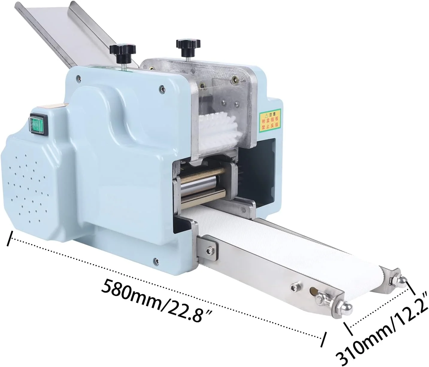 MIDUO Commercial Electric Dough Processing Maker Dumpling Skin Machine 3.15” Mold 110V