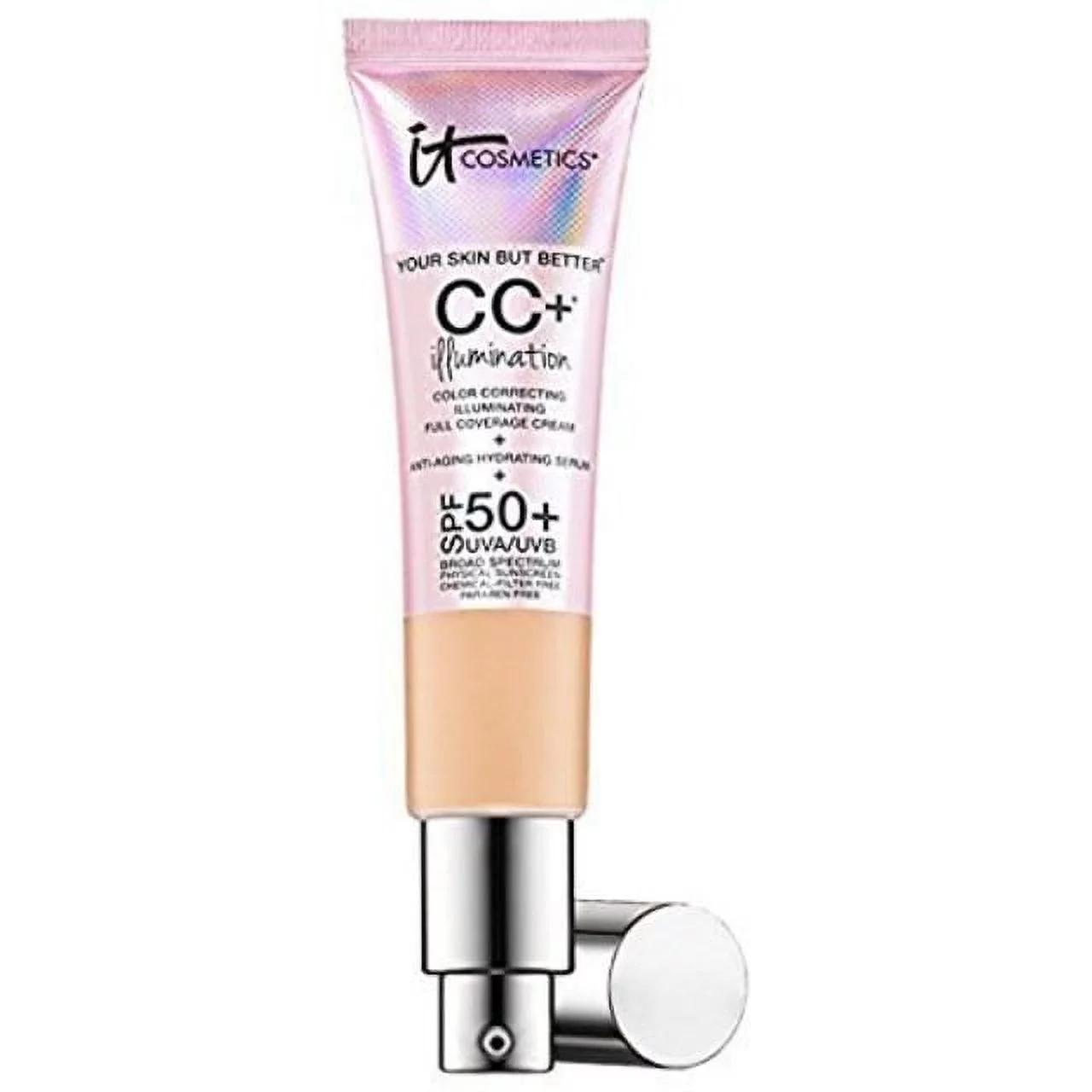 It Cosmetics Your Skin But Better CC Illumination with SPF 50, 1.08 Ounce, Fair