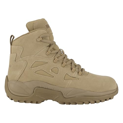 Reebok Work Mens Rapid Response 6 Inch Electrical Composite Toe Work/Duty - Beige