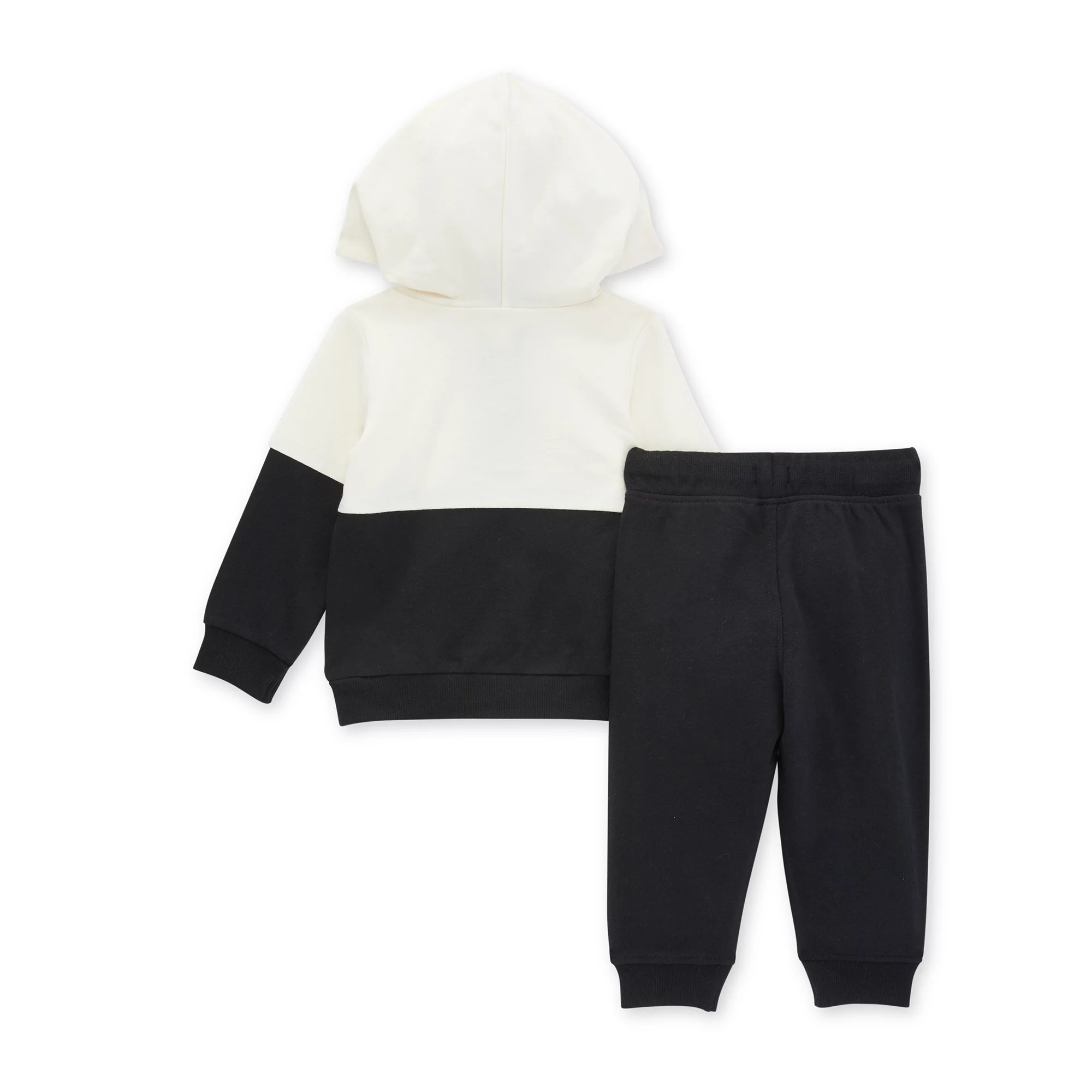 Burt's Bees Baby & Toddler Boy Organic Cotton Color-Blocked French Terry Hoodie & Pant Set, Sizes 6 Months-5T