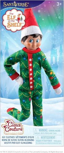 The Elf on the Shelf Blue Eyed Boy Scout Elf with Claus Couture Good Night, Sleep Tight