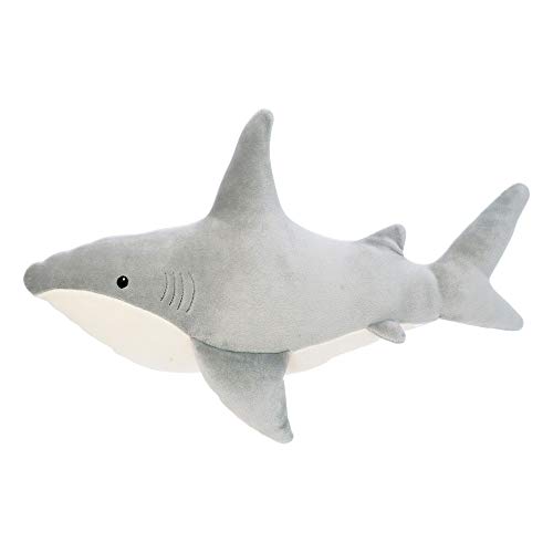Manhattan Toy Snarky Sharky Velveteen Sea Life Toy Shark Stuffed Animal, 16