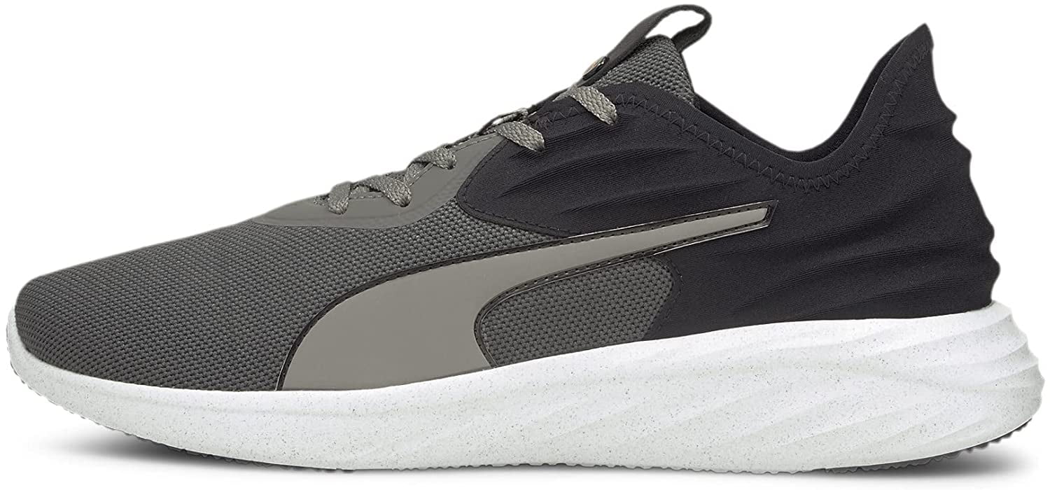 PUMA Mens Better Foam Emerge 3D Running Shoe 11.5 Castlerock-puma Black-orange Glow