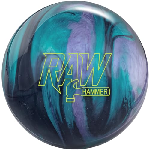 Hammer Raw Black/Purple/Teal Bowling Ball