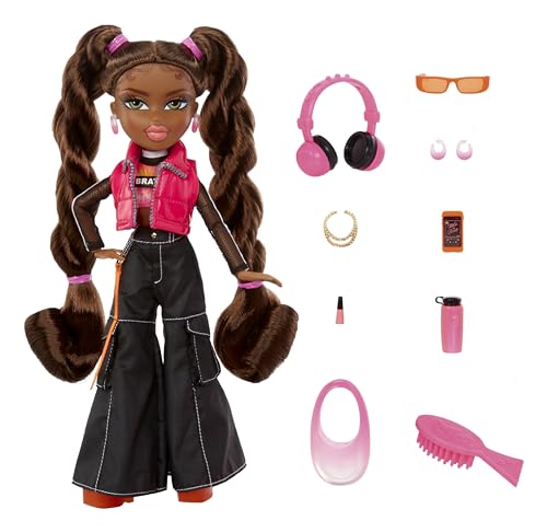 Bratz Alwayz Sasha Fashion Doll with 10 Accessories and Poster