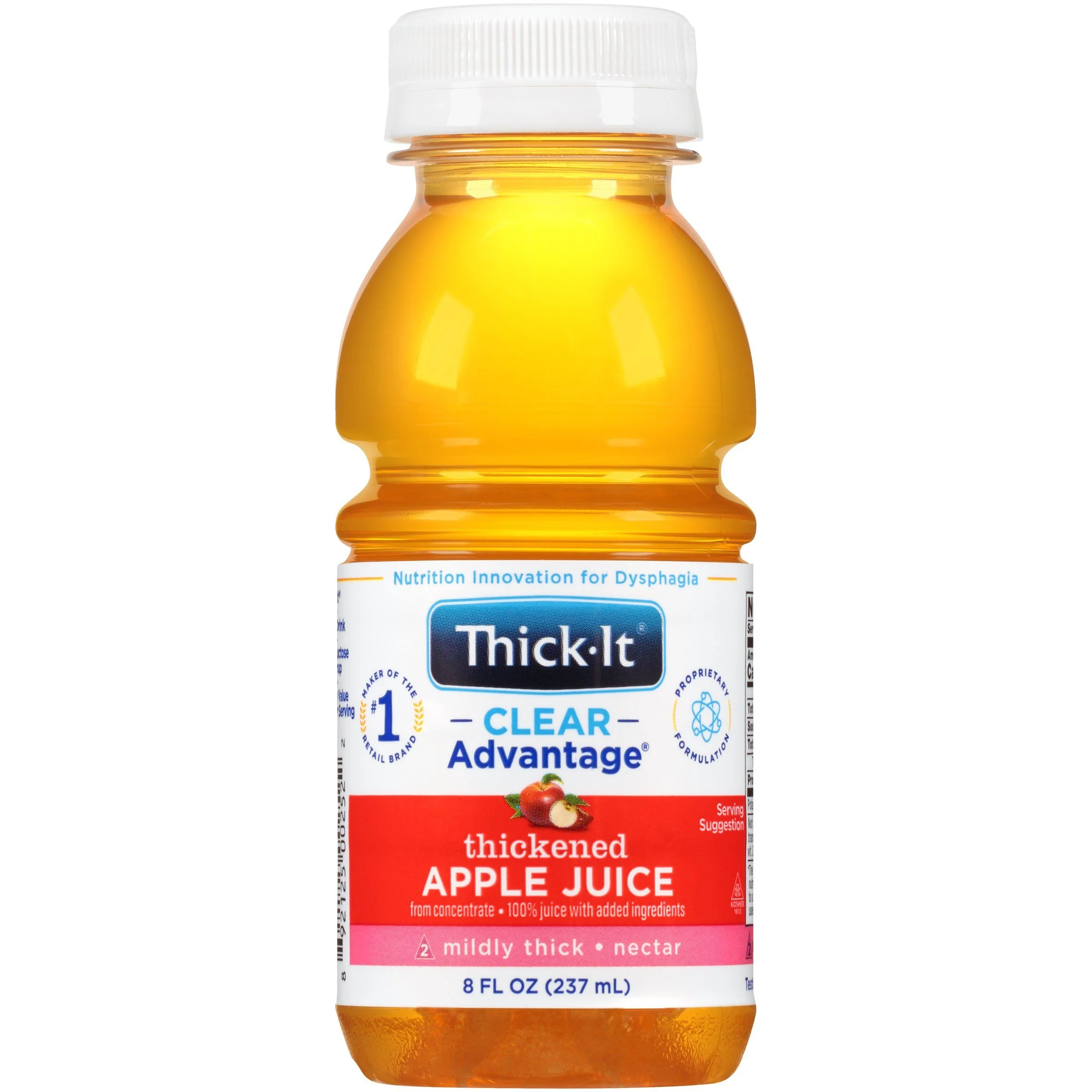 Thick-It Clear Advantage Nectar Consistency Apple Thickened Beverage, 8 oz. Bottle (CS/24)
