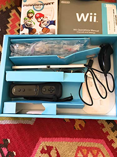 Wii Console with Mario Kart Wii Bundle - White