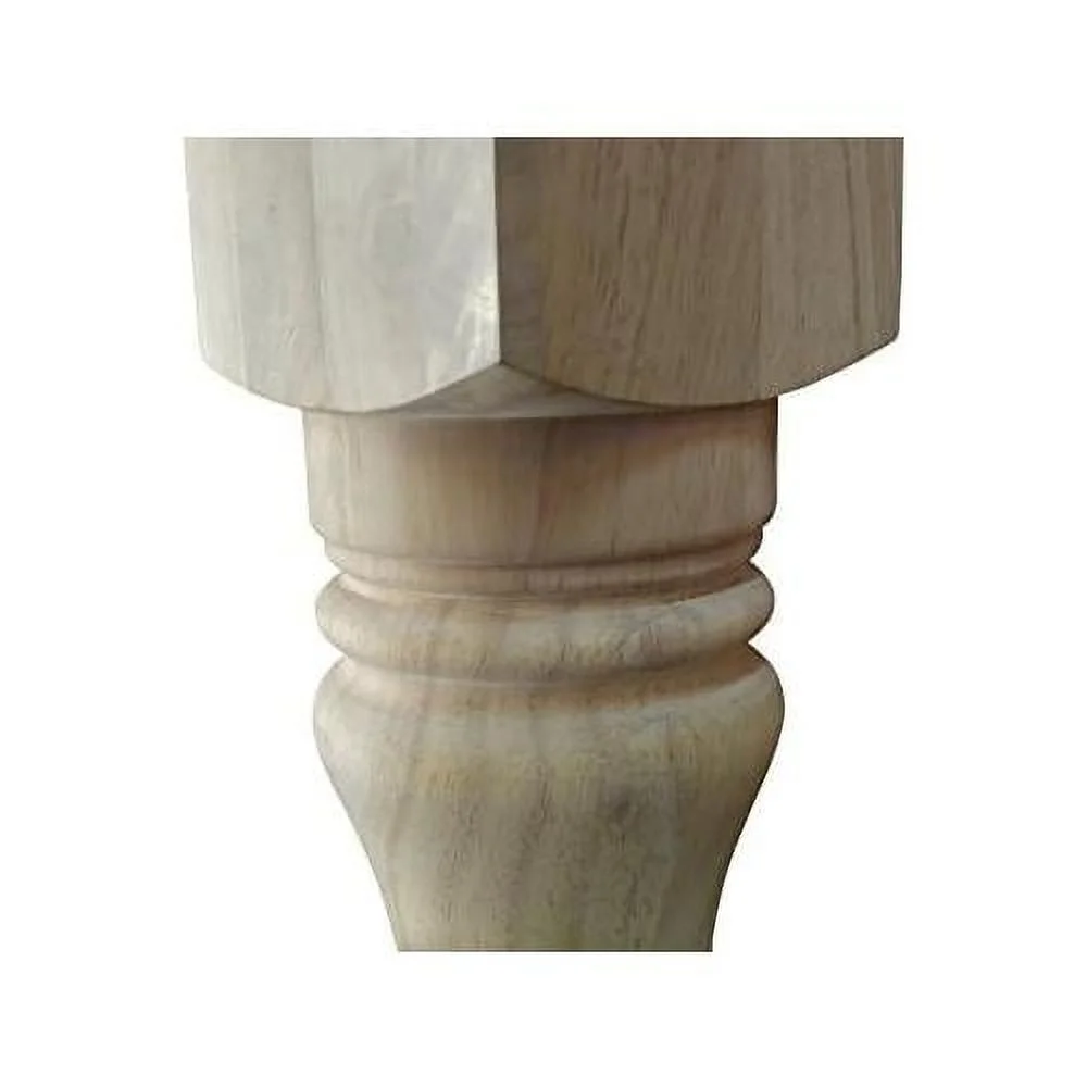 Unfinished Farmhouse Kitchen Island Or Counter Height Table Legs- Single Leg