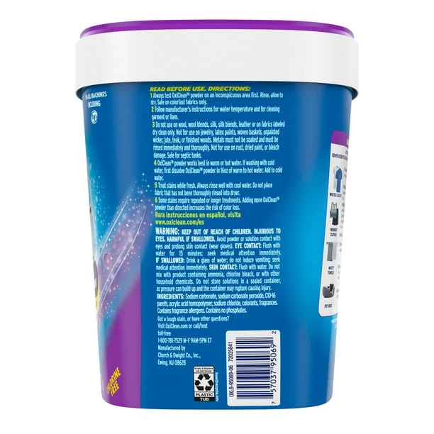 OxiClean Odor Blasters Odor Stain Remover Powder, Laundry Odor Eliminator, 5 Lbs