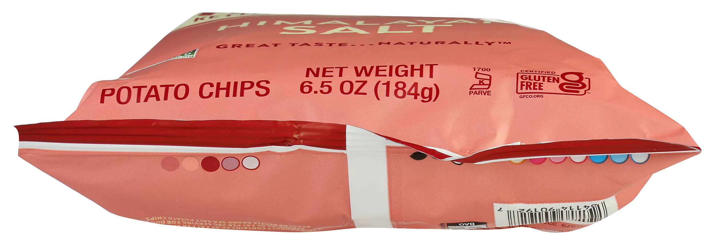 Kettle Bran, Kettle Cookedair Fried Potato Chips, Himalayan Salt, 6.5 Ounce, Pack Of 12