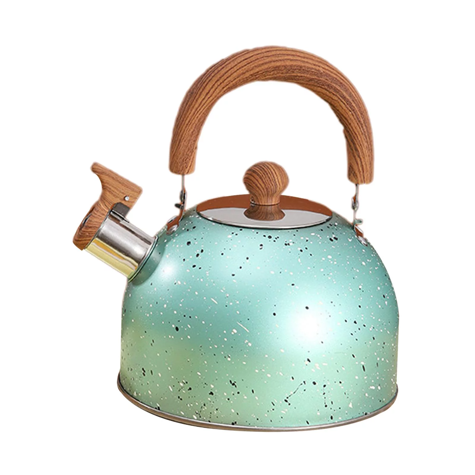 Stainless Whistling Water Kettle Teapot Cookware Milk Kettle Kitchenware Green