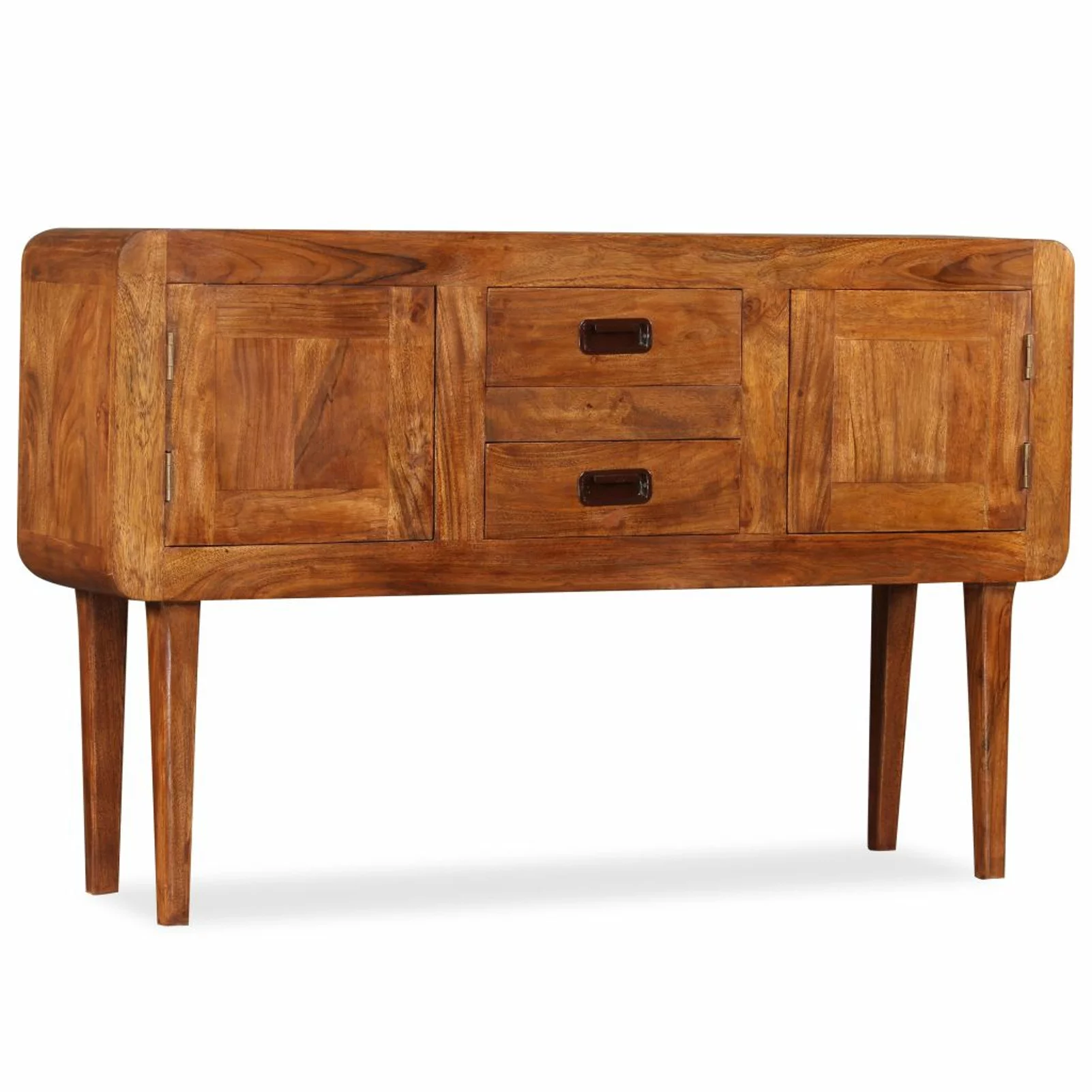 OWSOO Sideboard Solid Wood with Sheesham Finish 47.2