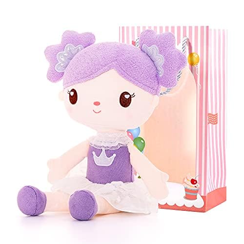 Gloveleya Baby Girl Gift First Baby Doll Plush Doll Print Sunflowers