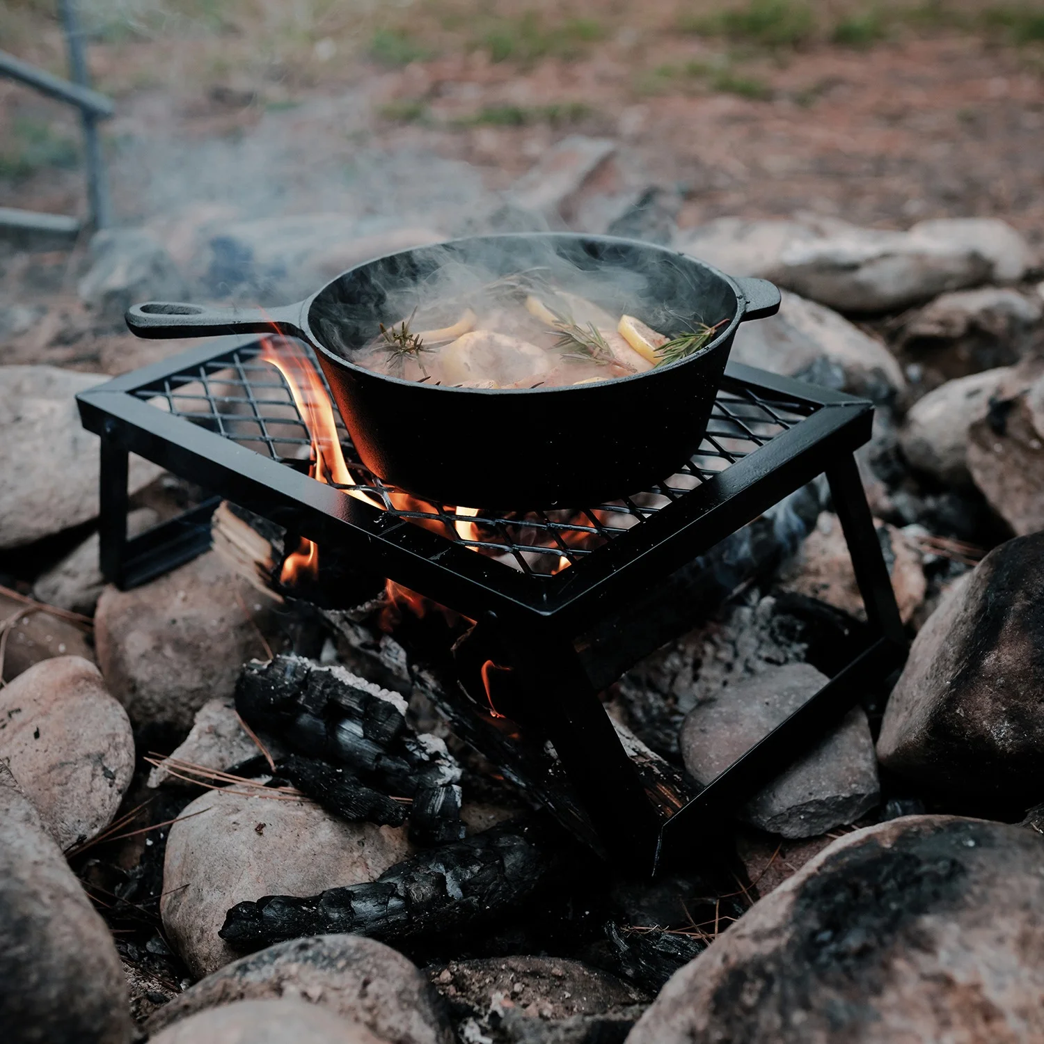 Stansport Heavy-Duty Camp Grill - Small - Campfire - Charcoal Wood -  Model 614-1216