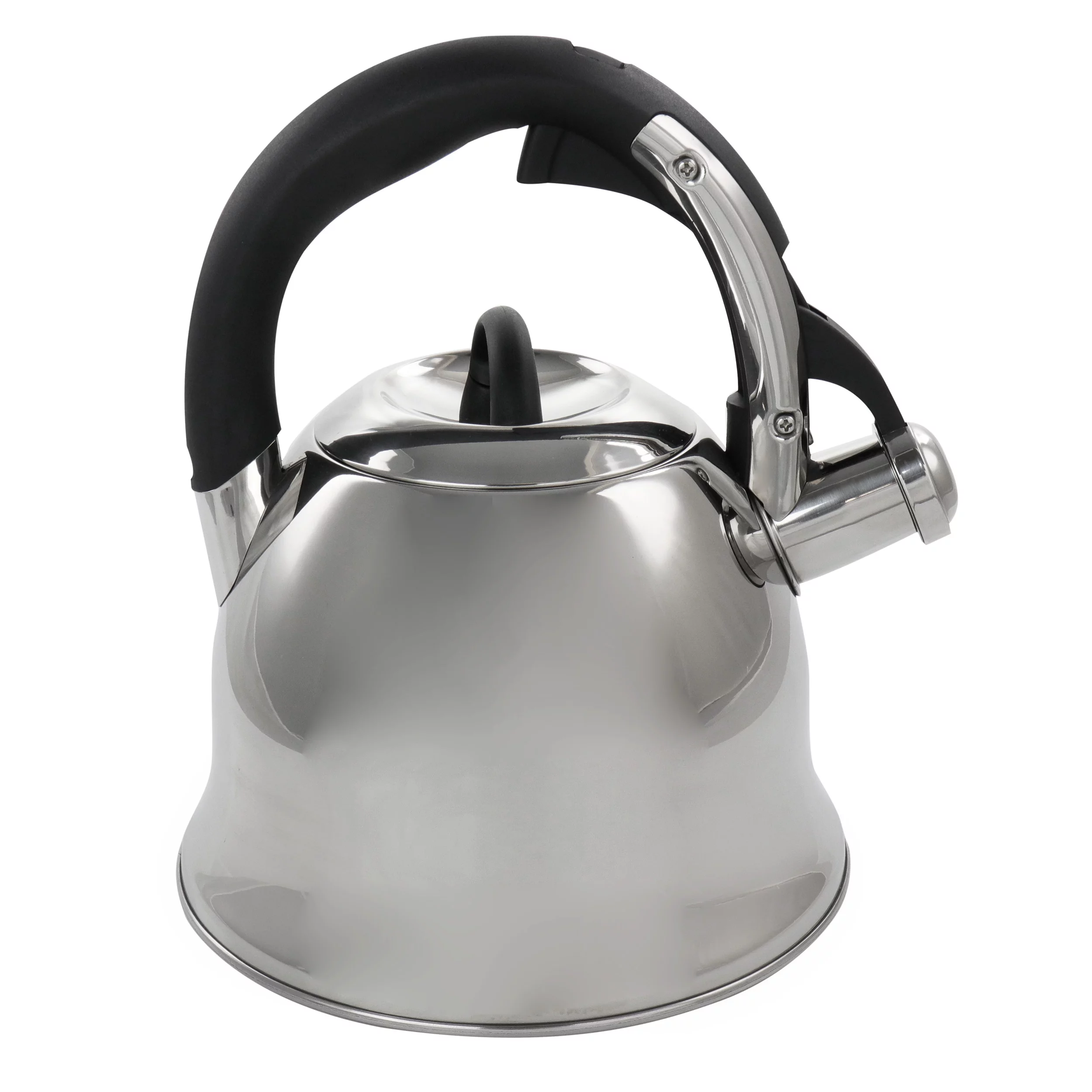 Coffield 1.8 Quart Stainless Steel Whistling Tea Kettle with Bakelite Handles