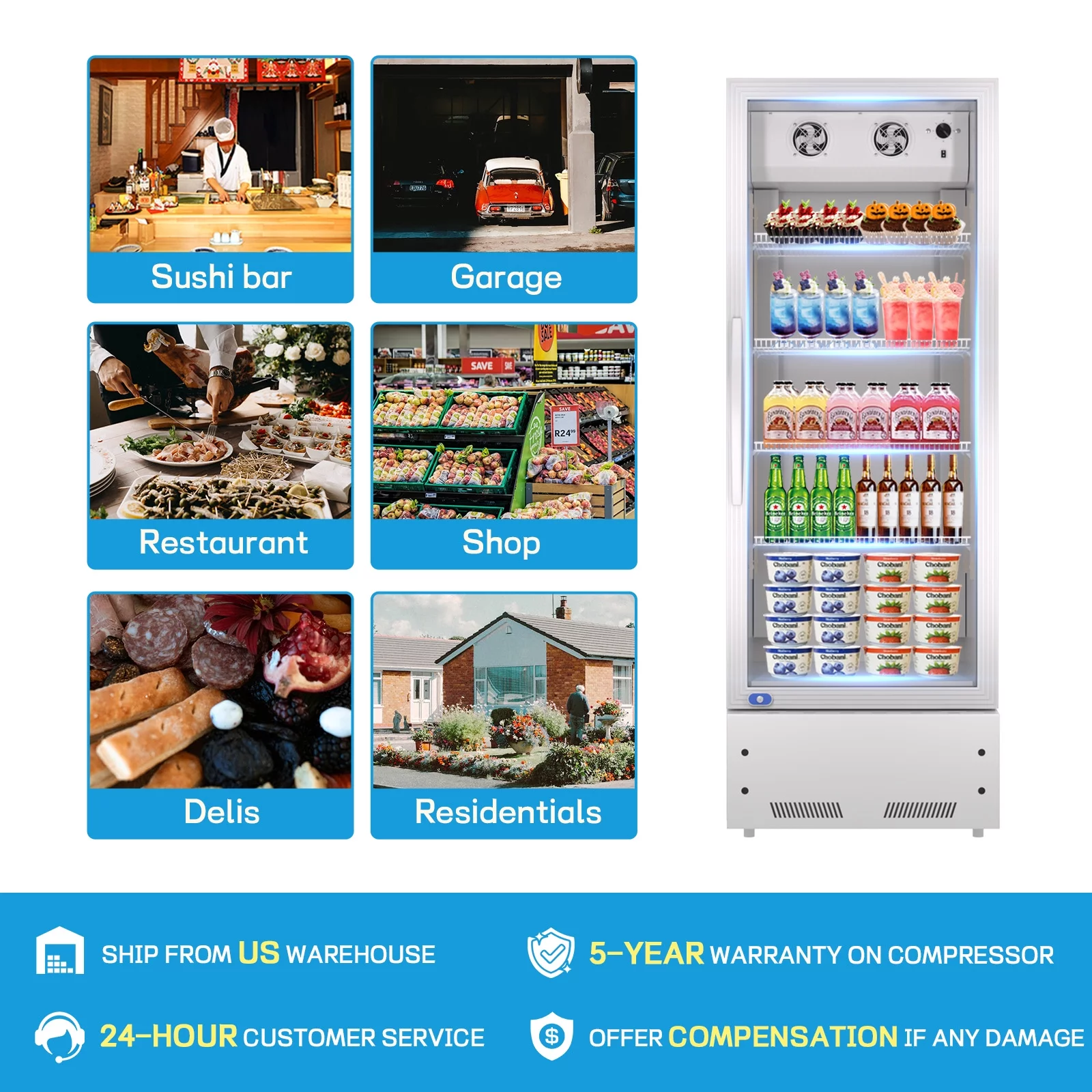 16.5 Cu.Ft Display Fridge