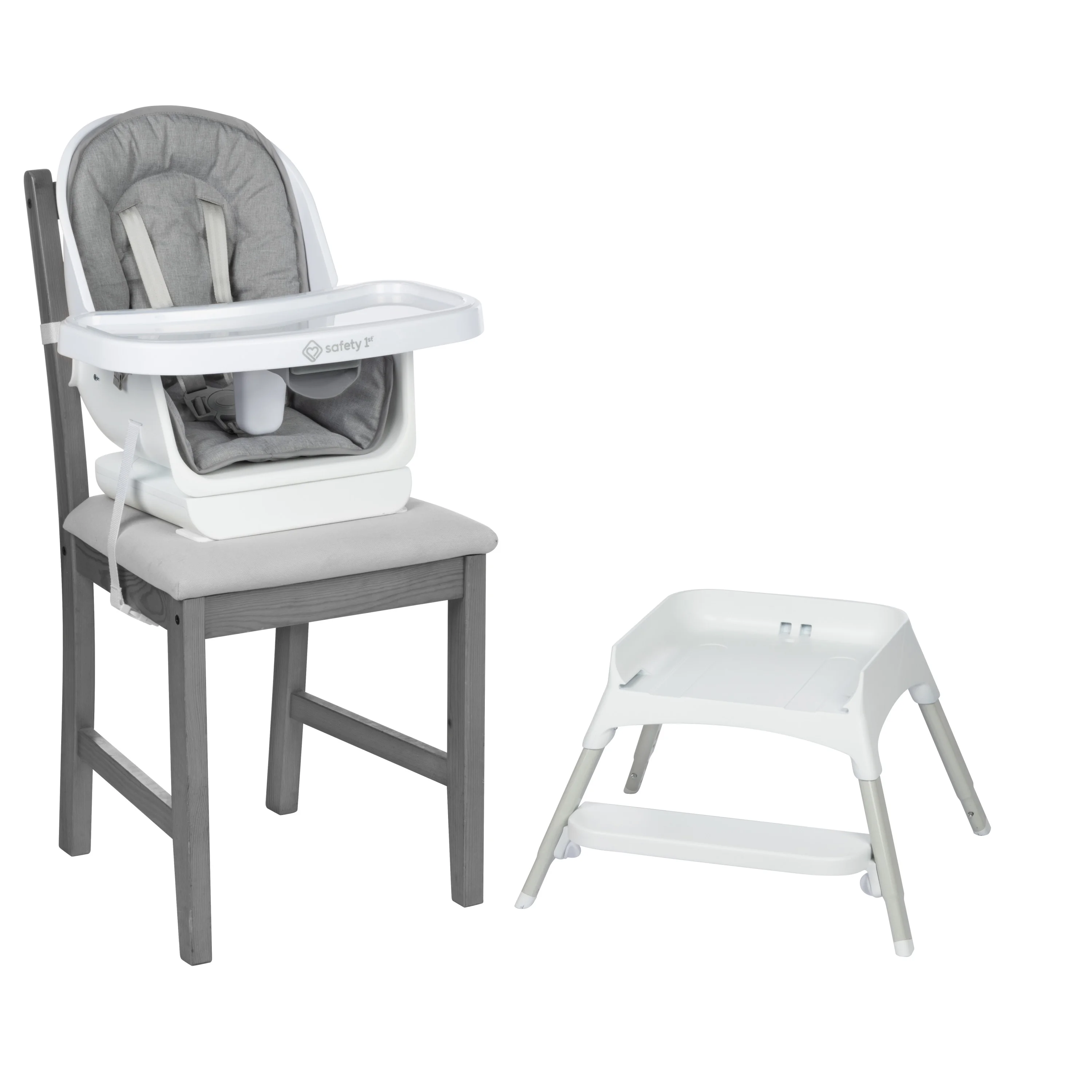 Safety 1st Grow and Go Rotating High Chair, Soft Ash