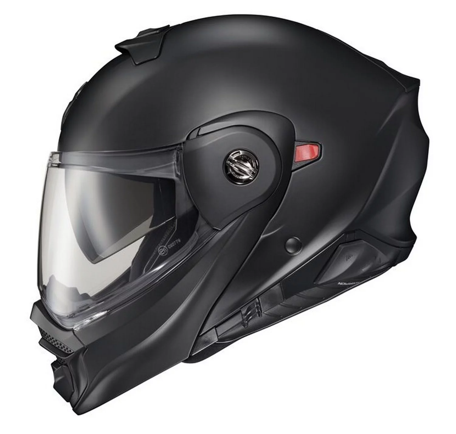 Scorpion EXO-AT969 Modular Motorcycle Helmet w/EXO-Com Kit Matte Black 3XL