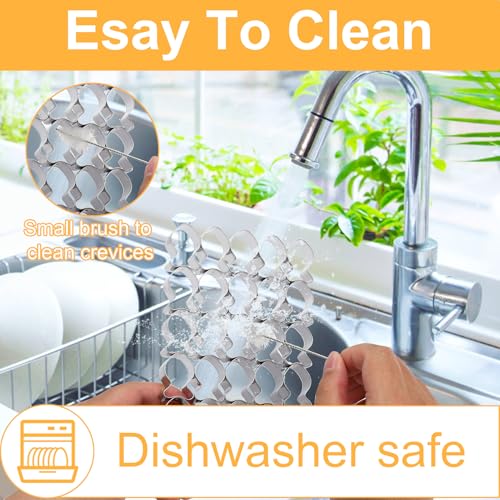 AIERSA Mini Gingerbread Cookie Cutter,Small Christmas Cookie Cutters,1 Inch Tiny Gingerbread Man Shapes Cookie Cutter,20 Cavity Metal Stainless Steel Christmas Cookie Cutters