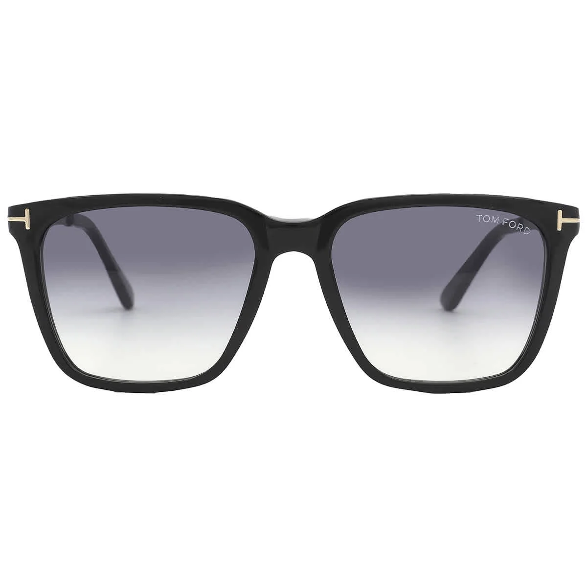 Tom Ford Garrettt Smoke Gradient Square Men's Sunglasses FT0862 01B 56