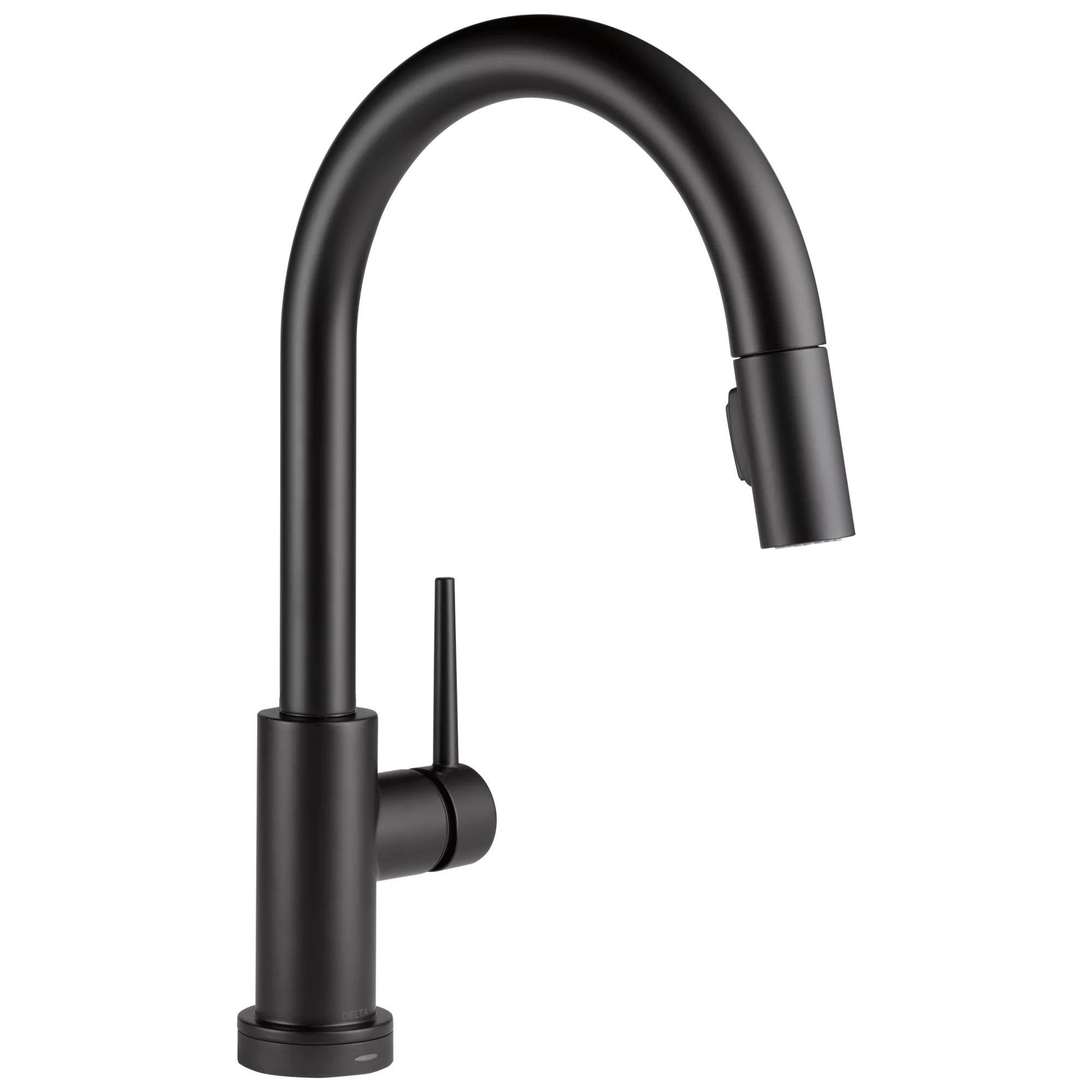 Delta Trinsic Single Handle Pull-Down Kitchen Faucet with Touch2OÃÂ® Technology in Matte Black 9159T-BL-DST