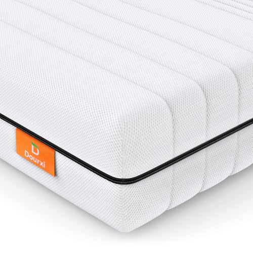 Crib Mattress, Breathe Through Baby Dual-Sided Comfort Memory Foam Toddler Mattress with Washable 3-D Mesh Cover, Fits Standard Full Size Crib and Toddler Bed, 52x27.5x6 inch