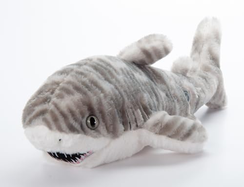 The Petting Zoo Tiger Shark Stuffed Animal Plushie, Gifts for Kids, Wild Onez Ocean Animals, Shark Plush Toy 20 inches