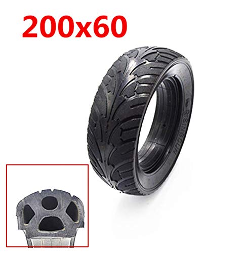 Universal Electric Scooter 200X60 Non-pneumatic Vacuum Tire Tyre Wheel for 8 Inch Brushless Motor Electric Scooter Rear Tire Replacement