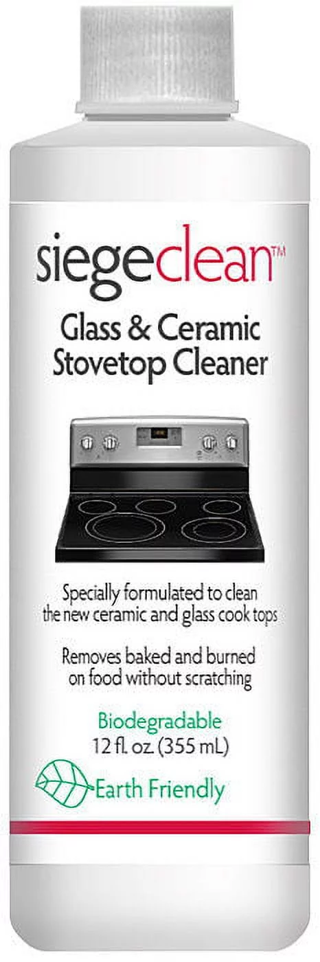 775L, Siege Glass & Cermaic Stovetop Cleaner, 12 oz, Earth Friendly, Made in USA