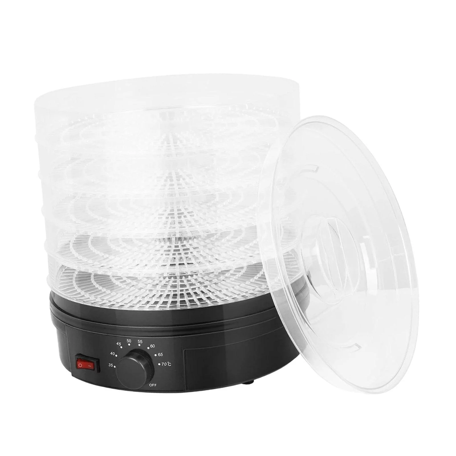 Food Fruit Dryer Machine Dried Machine 5 Layers Stackable 110V 350W Beef Jerky Dryer Machine Fruit Dryer for Kitchen Meats