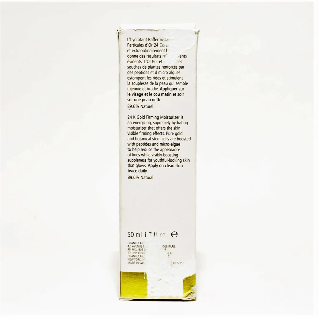 Chantecaille 24 Karat Gold Firming Moisturizer 1.7oz/50ml *New* Imperfect Box