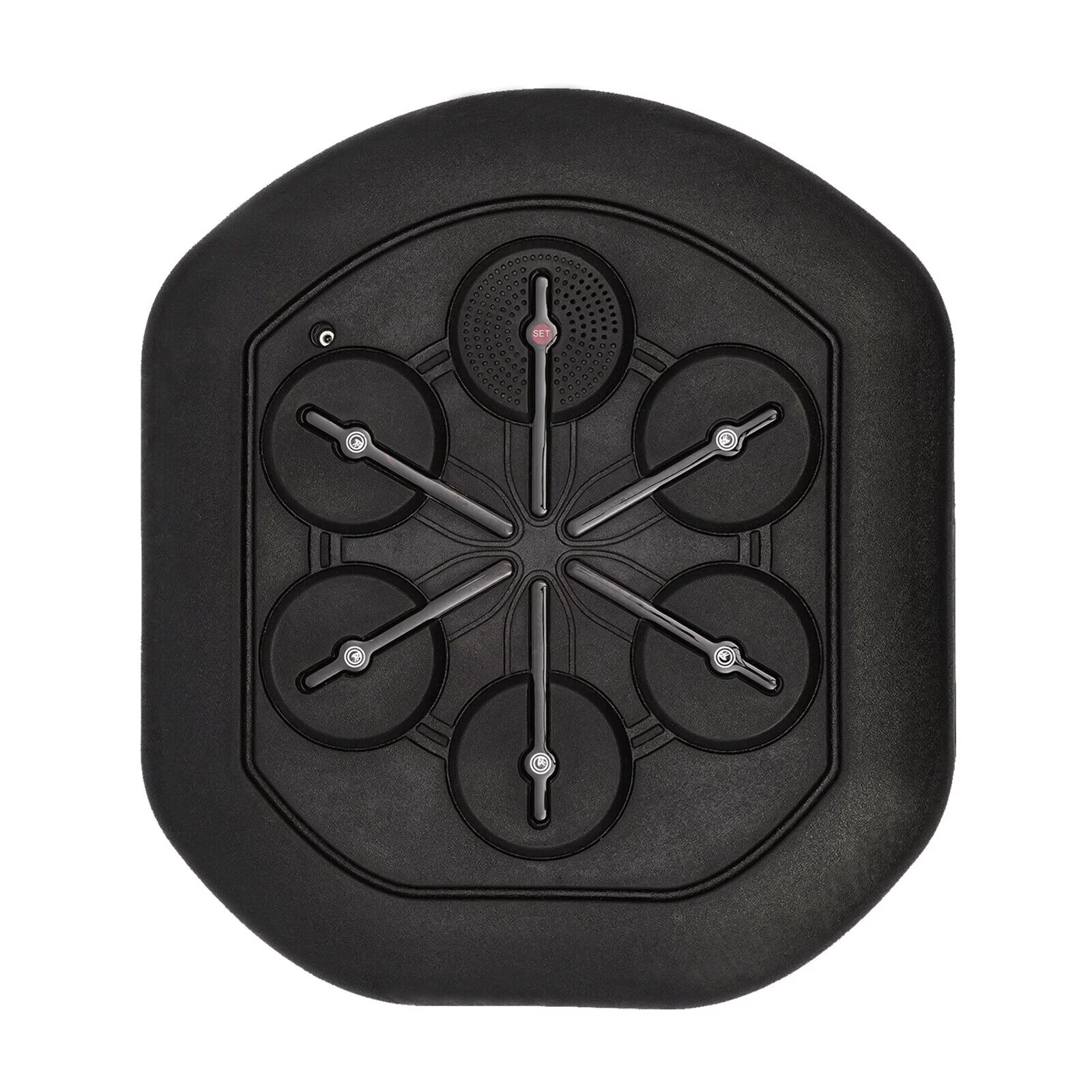 Smart Wall Mounted Music Boxing Machine,Electronic Music Boxing Machine W/ Stand, USB Charging Boxing Equipment W/ Bluetooth LED