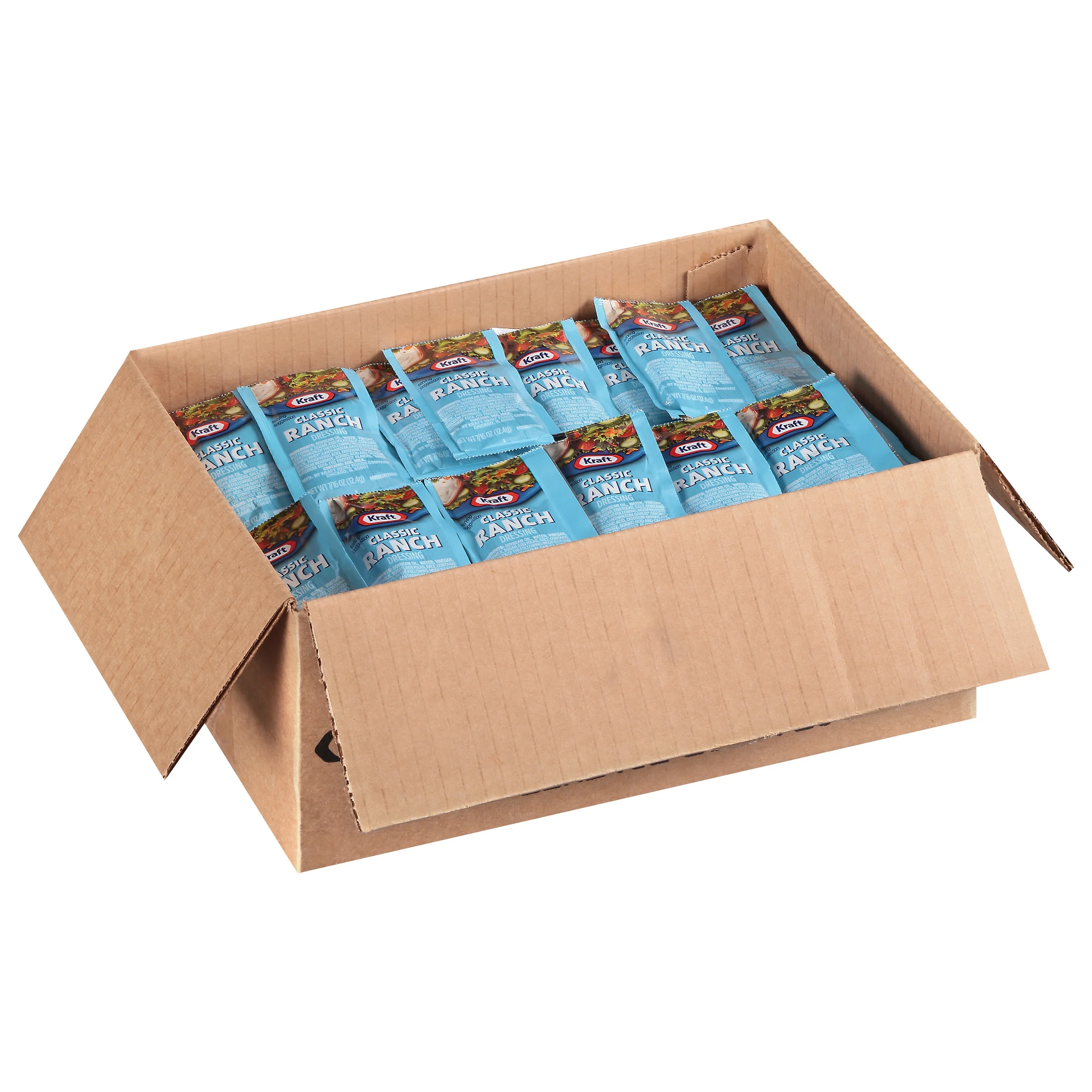 Kraft Single Serve Ranch Salad Dressing, 0.44 oz. Packets, 200 per case