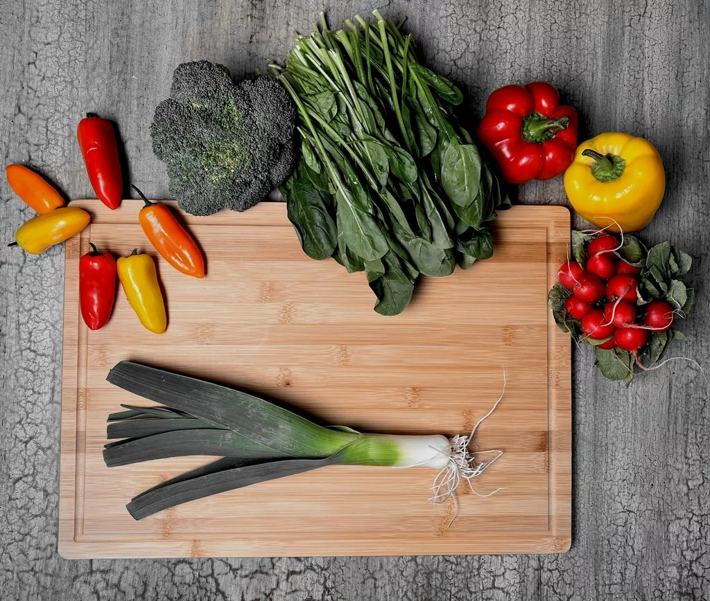 Extra Large Organic Bamboo Cutting & Charcuterie Board with Juice Groove & Reversible