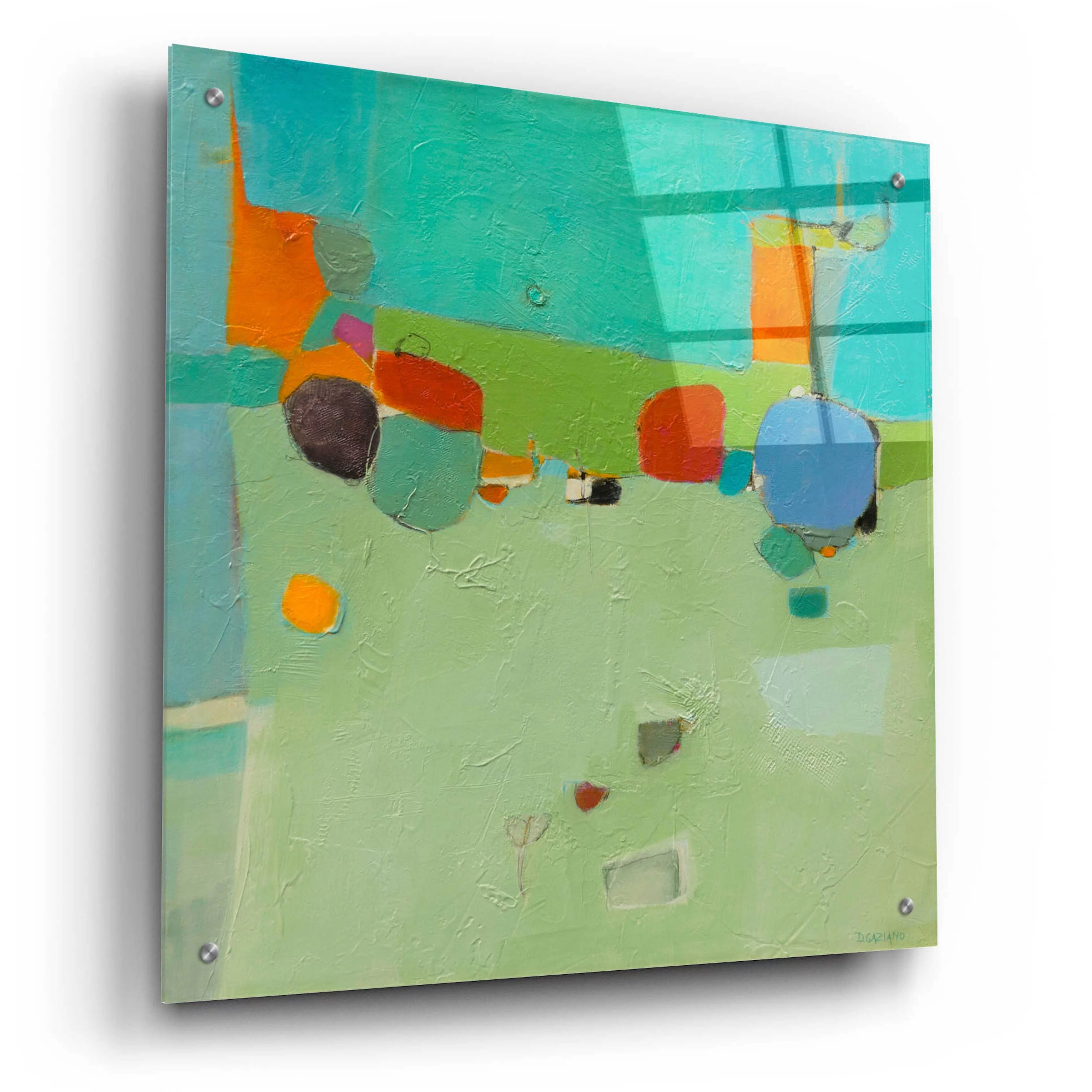 Epic Art 'A Skip and a Roll' by Dorothy Gaziano, Acrylic Glass Wall Art, 24