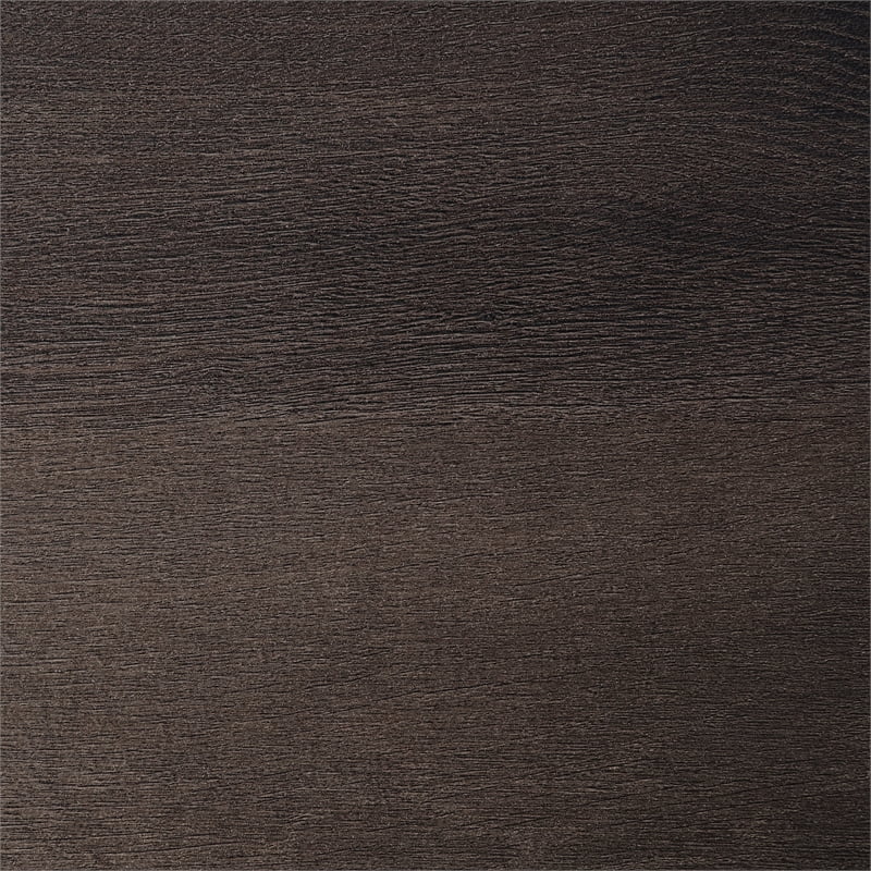 Contempo 40-Inch Desk with Drawer and Shelf in Brown Wood Grain Finish