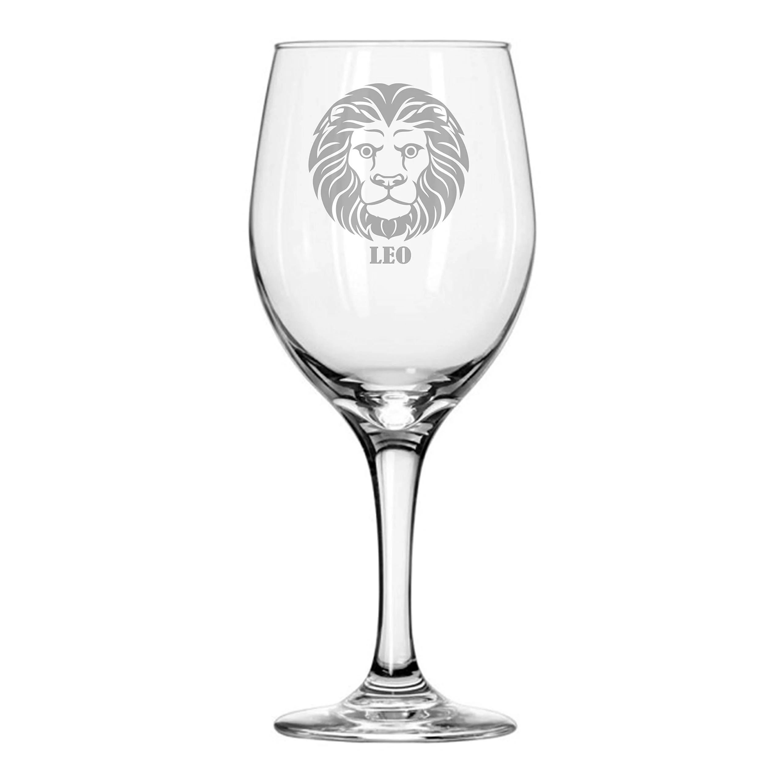 Zodiac Sign 20 oz Wine Glass LEO
