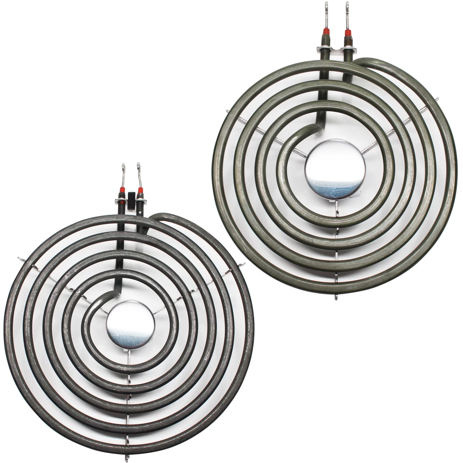 Replacement Whirlpool RF263LXTT3 8 inch 5 Turns & 6 inch 4 Turns Surface Burner Elements - Compatible Whirlpool 9761345 & 660532 Heating Element for Range, Stove & Cooktop