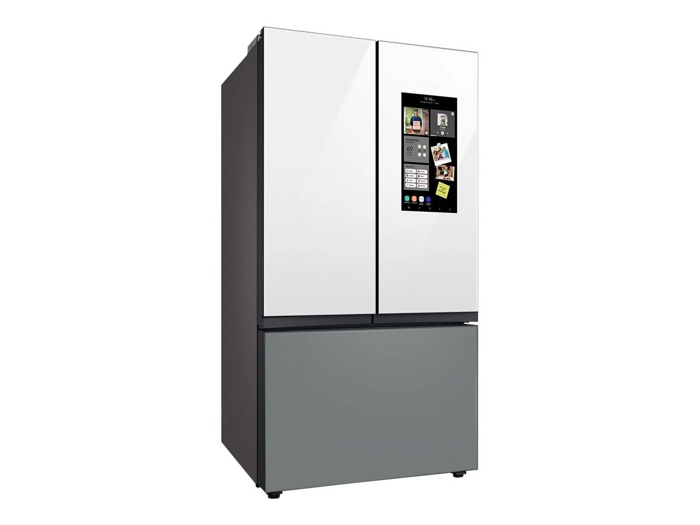 Samsung Bespoke 3-Door French Door Refrigerator (30 cu. ft.) - with Family hub Panel RF30BB69006M