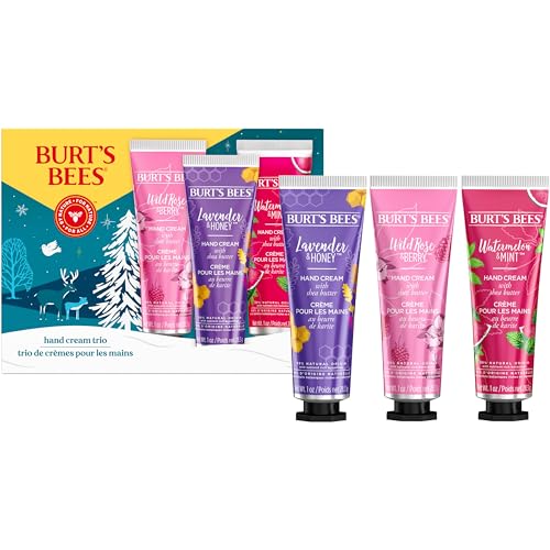 Burt's Bees Gifts Ideas - Classics Set, 6 Products in Giftable Tin – Cuticle Cream, Hand Salve, Lip Balm, Res-Q Ointment, Hand Repair and Foot Cream