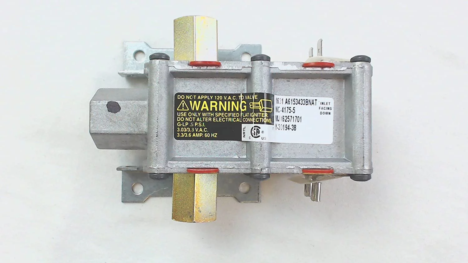 Genuine LG MJX62571701 Range Gas Valve Assembly