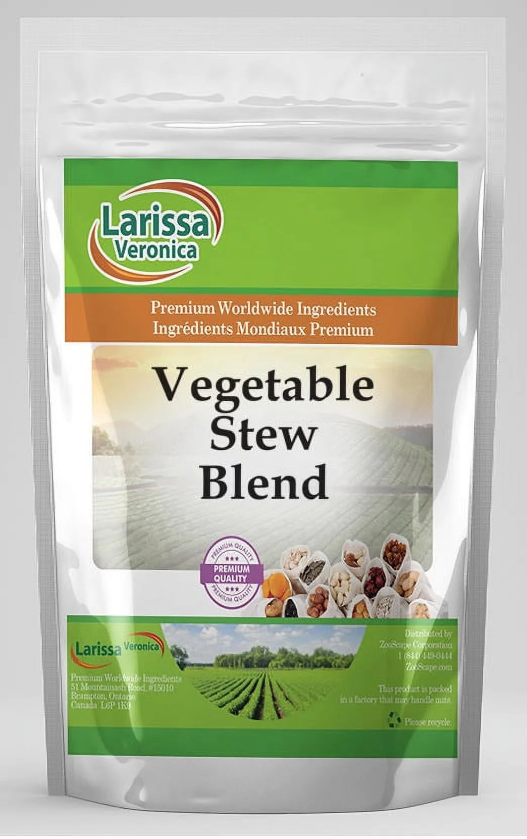 Larissa Veronica Vegetable Stew Blend, (8 oz, 2-Pack, Zin: 528650)