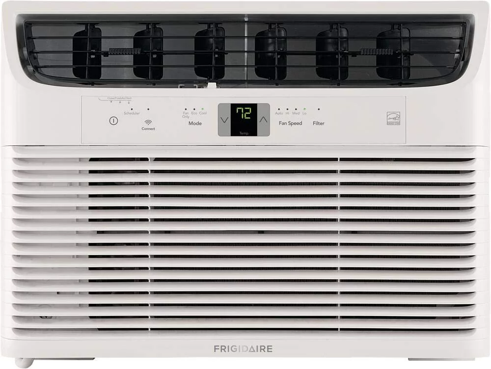 Restored Frigidaire FHWW153WB1 15,000 BTU WiFi Window-Mounted Room AC, White (Refurbished)