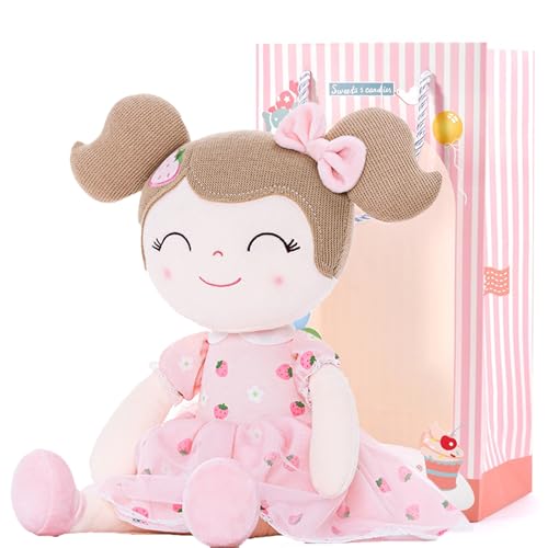 Gloveleya Baby Girl Gift First Baby Doll Plush Doll Print Sunflowers