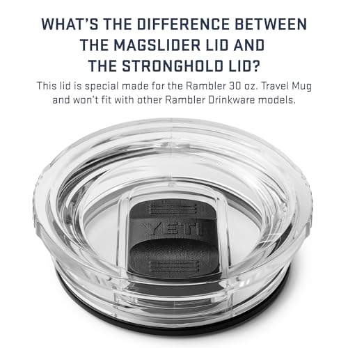 YETI Rambler 30 oz Travel Mug, Stainless Steel, Vacuum Insulated with Stronghold Lid