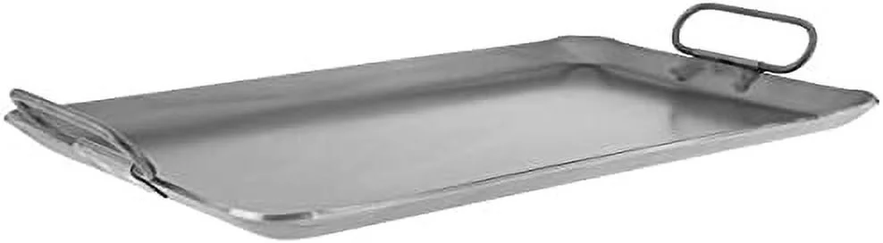 10 Gauge Steel Griddle, 12 Inch X 20 Inch