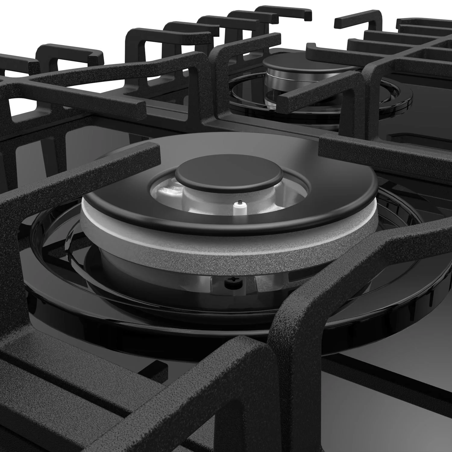 Empava 30 in. Gas Stove Cooktop 5 Italy Sabaf Sealed Burners NG/LPG Convertible in Black Tempered Glass , EMPA-30GC26