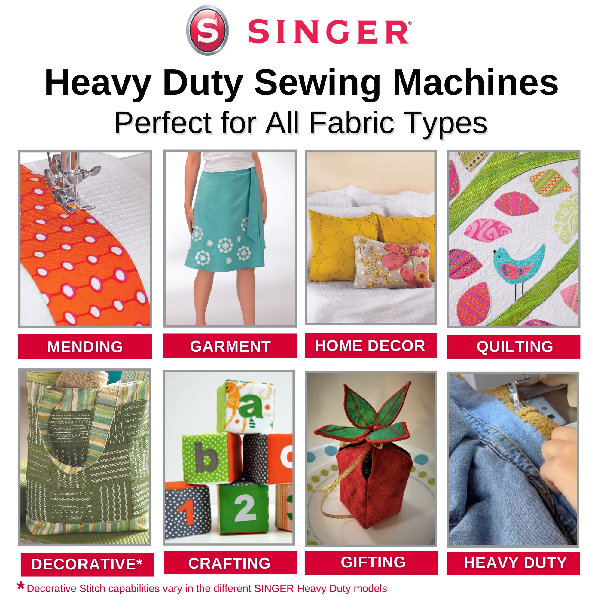 Singer? Heavy Duty 4423 Sewing Machine With 97 Stitch Applications